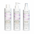 Premium Line Purple set met shampoo, haarmasker en Blond Glow 10 in 1, elk 250 ml