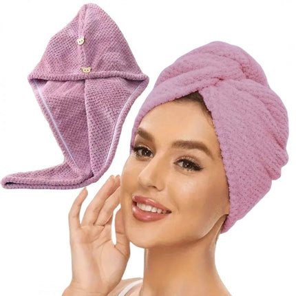 Haarhanddoek met Capuchon van Microvezel 65x25 cm – Sneldrogend & Zacht voor je Haar