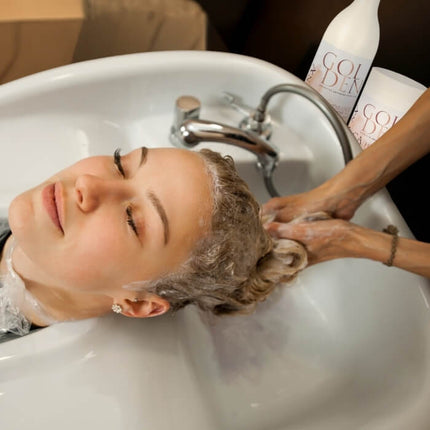 Golden Botox Home Care Set – Shampoo + Haarmasker 1000 ml