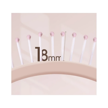 Poederroze Haarborstel – Lift bij de Aanzet, Styling & Massage